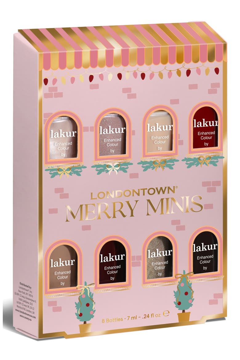 Merry Minis 8-Piece Nail Color Set $96 Value, Alternate, color, MULTICOLOR SET