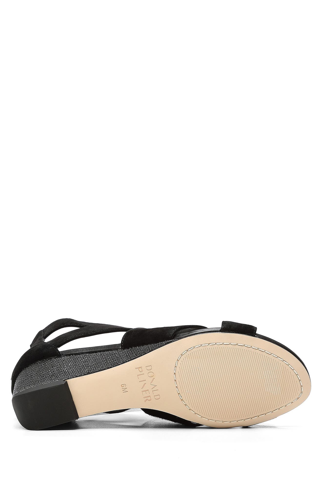 Velaks Wedge Sandal, Alternate, color, BLACK