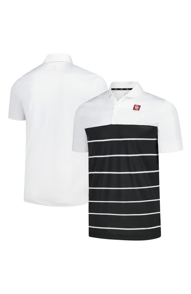 Nike Men's Nike White Oklahoma Sooners Stripe Polo, Main, color, White