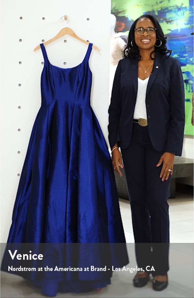 Front Slit Ballgown with Train, sales video thumbnail