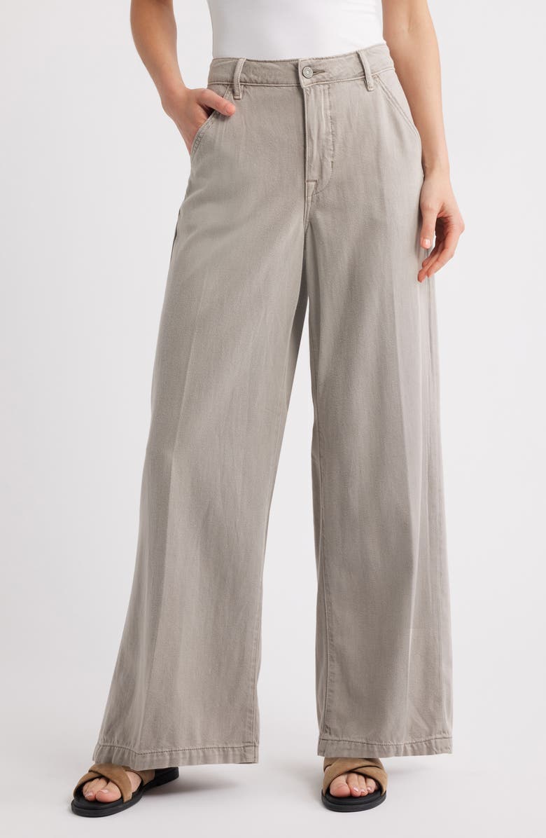 HIDDEN JEANS Supersoft High Waist Wide Leg Trouser Jeans, Main, color, 