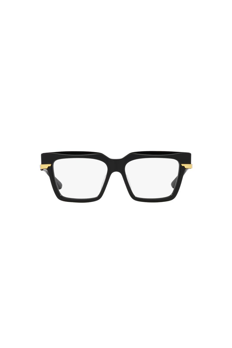 53mm Rectangle optical glasses, Alternate, color, Black