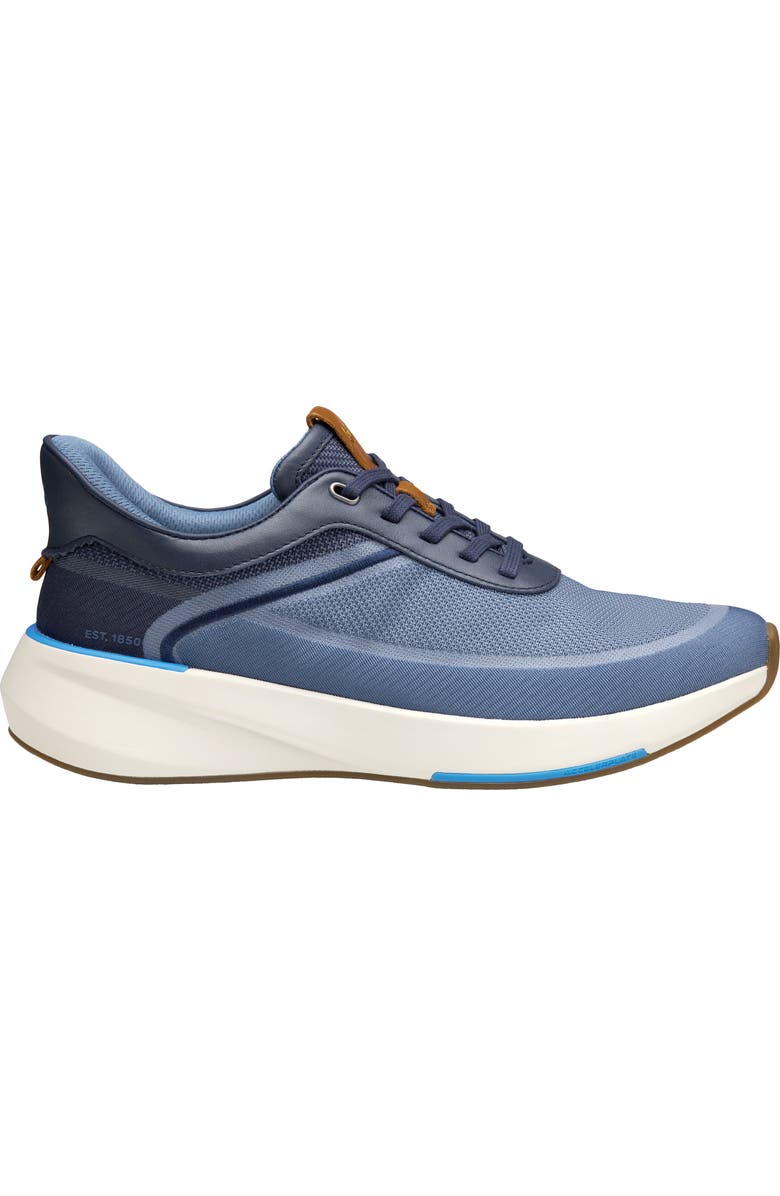 Johnston & Murphy Surge Knit U-Throat Sneaker, Alternate, color, Navy Knit