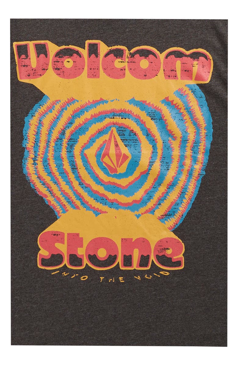 Volcom Kids' Into the Void Cotton T-Shirt, Alternate, color, Black Heather