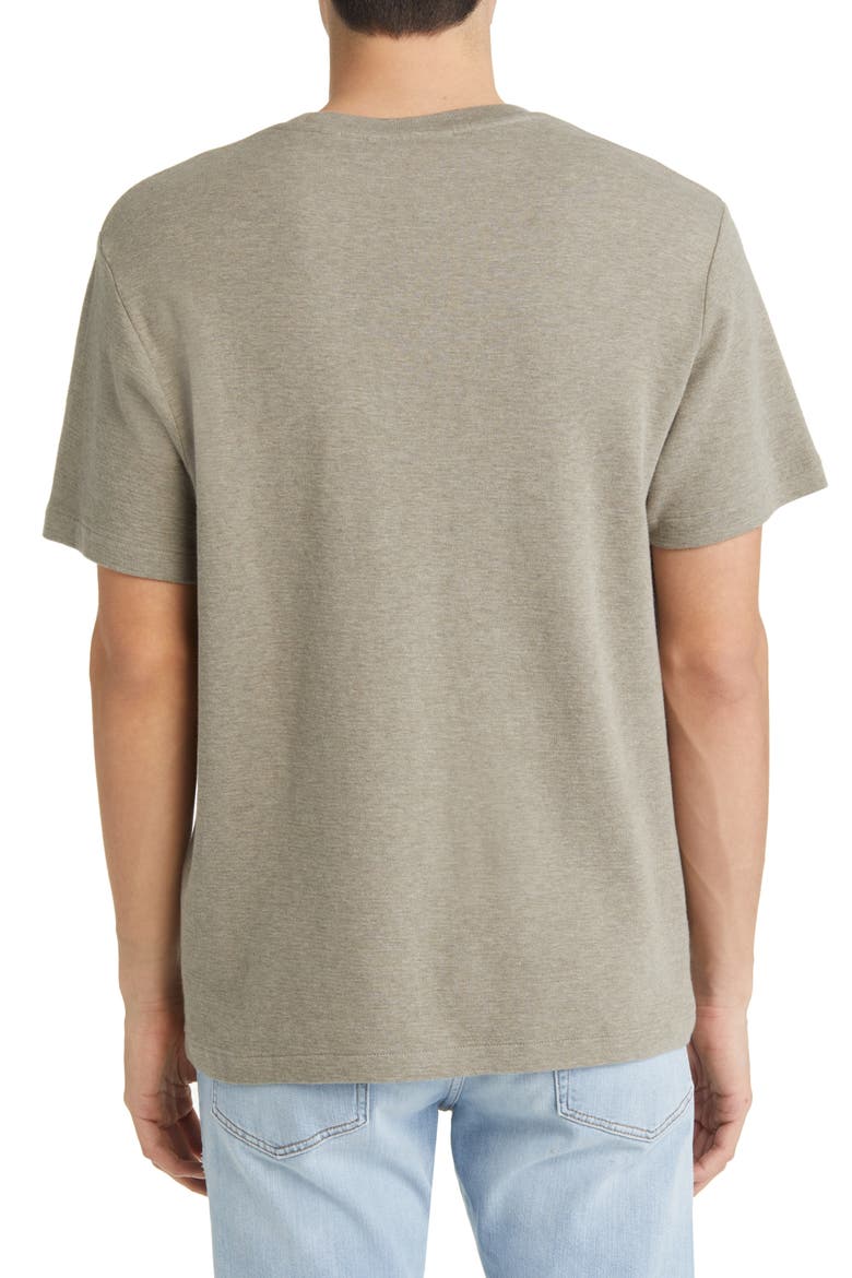 Duo Fold Cotton T-Shirt, Alternate, color, HEATHER DARK BEIGE