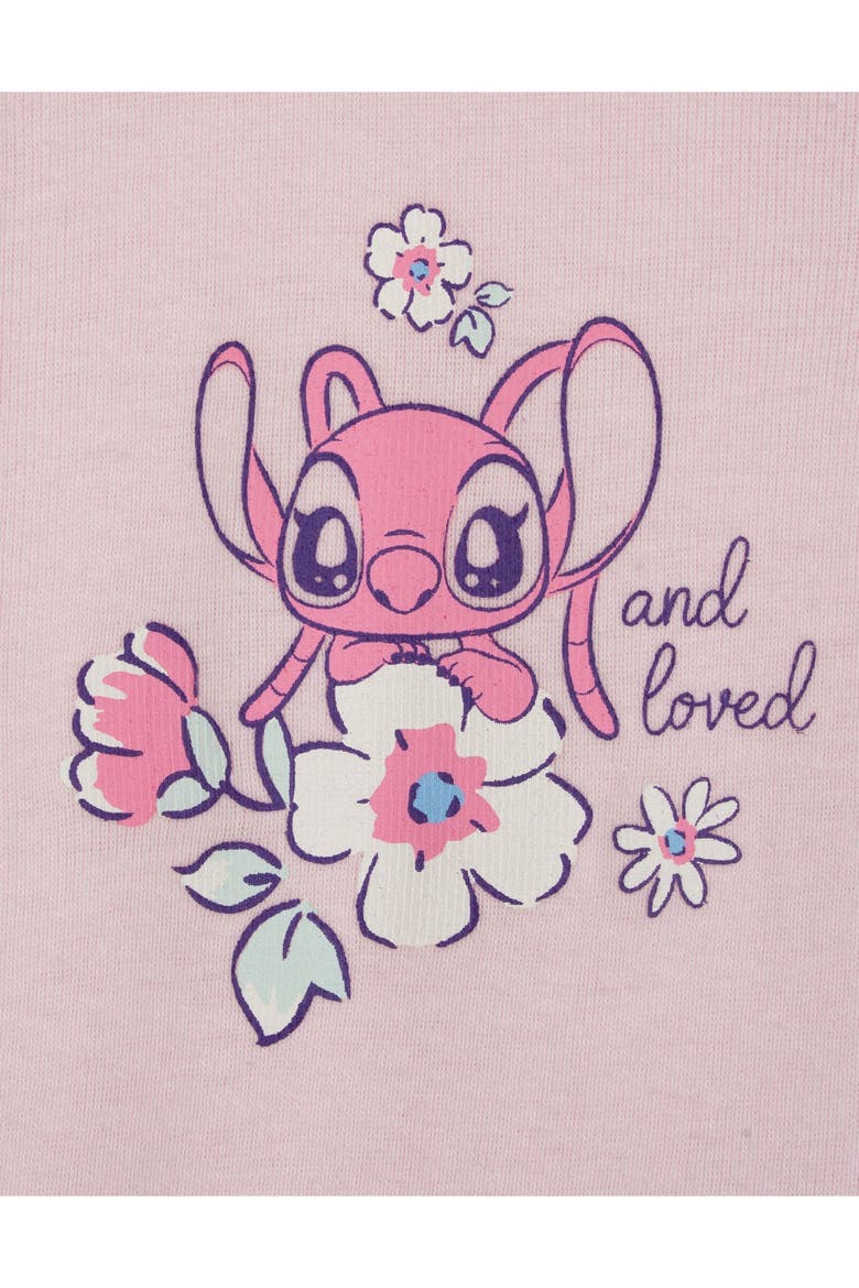 Lilo & Stitch 2-Pack Footed Sleep N' Play, Alternate, color, Stitch Angel Pink