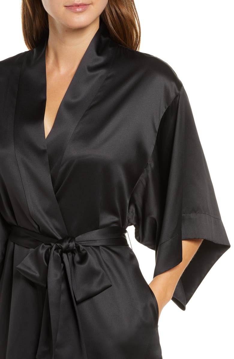 Natori Satin Wrap Robe, Alternate, color, 