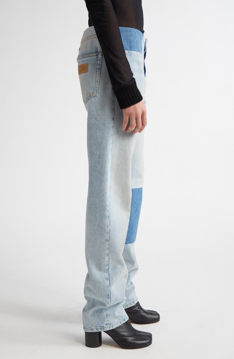 MM6 Maison Margiela Patchwork Jeans, Alternate, color,