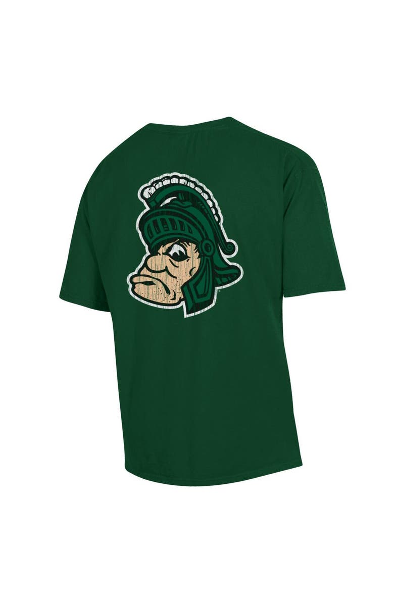 Comfort Wash Men's Comfort Wash Green Michigan State Spartans Vintage Logo T-Shirt, Alternate, color,