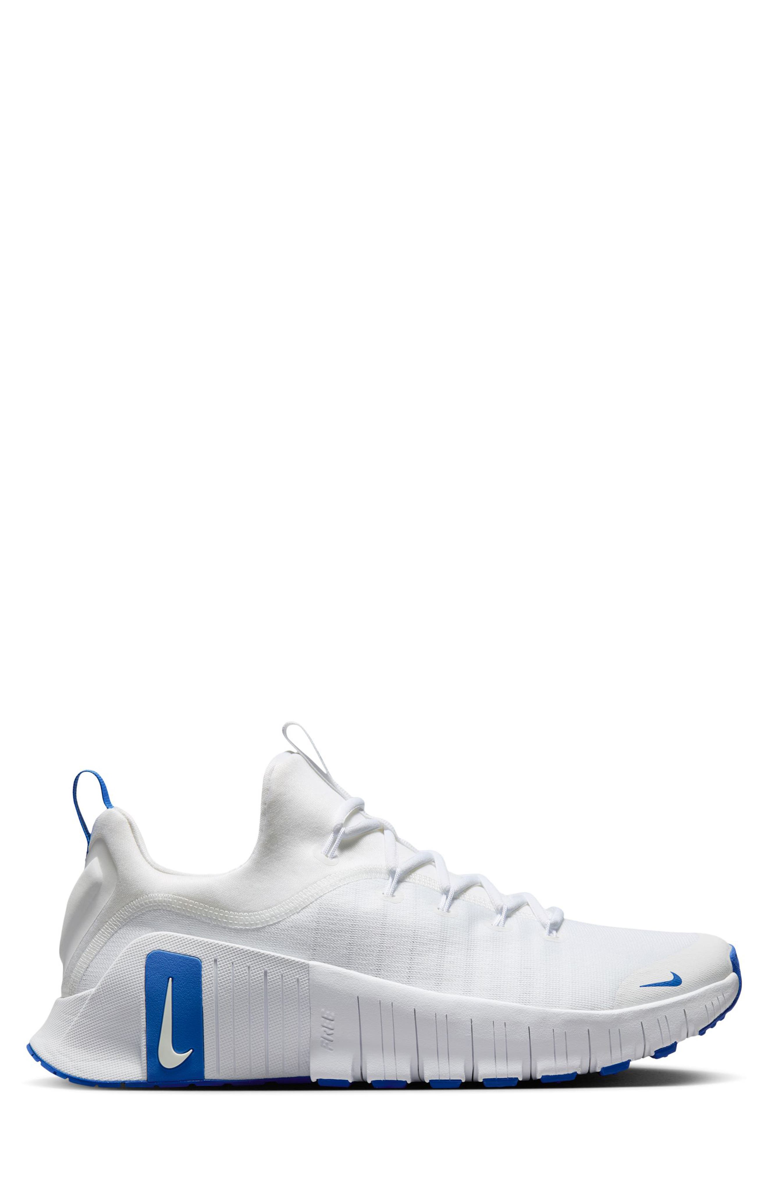 Free Metcon 6 Training Shoe, Alternate, color, WHITE/ GAME ROYAL/ WHITE