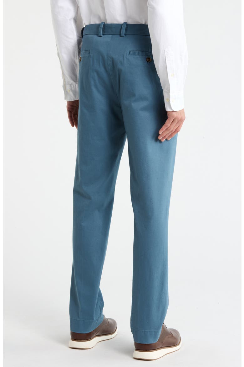 Washed Cotton Twill Chino Pants, Alternate, color, BLUE FUSION