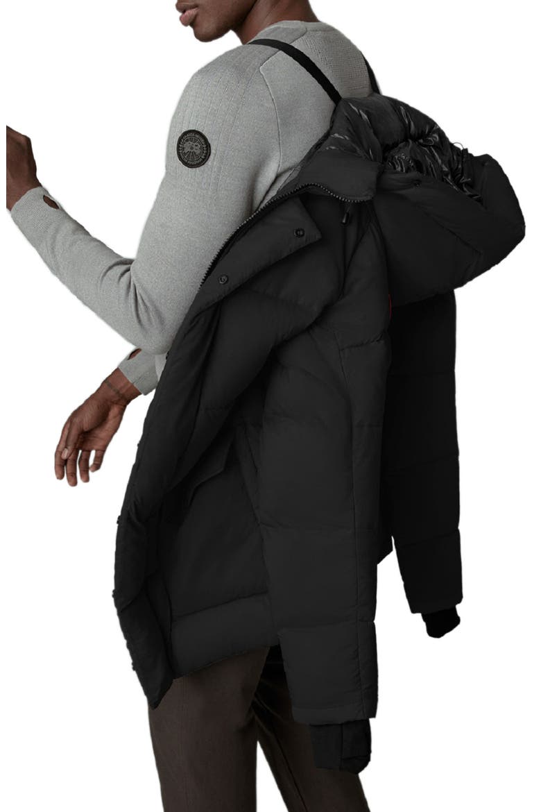 Armstrong 750 Fill Power Down Jacket, Alternate, color, BLACK