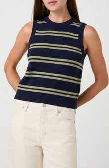 Hester Striped Rib Sweater Tank