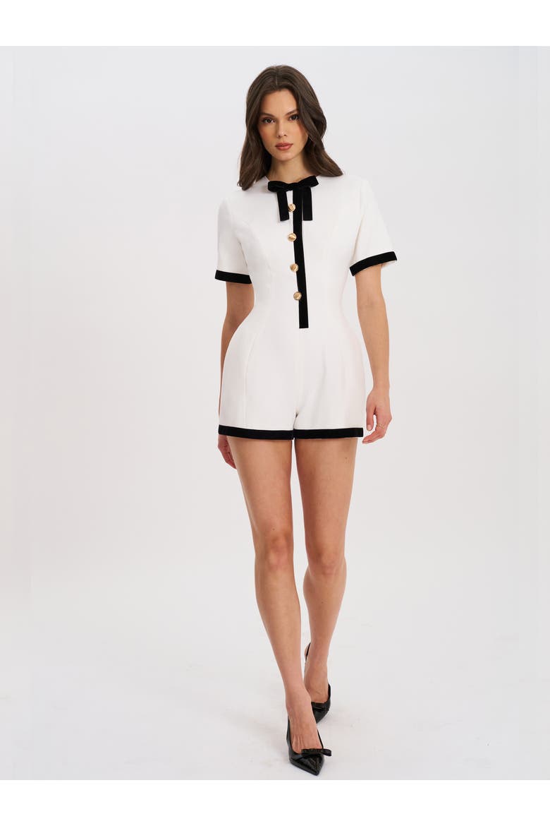 Idina Business Casual Rompers, Alternate, color, White