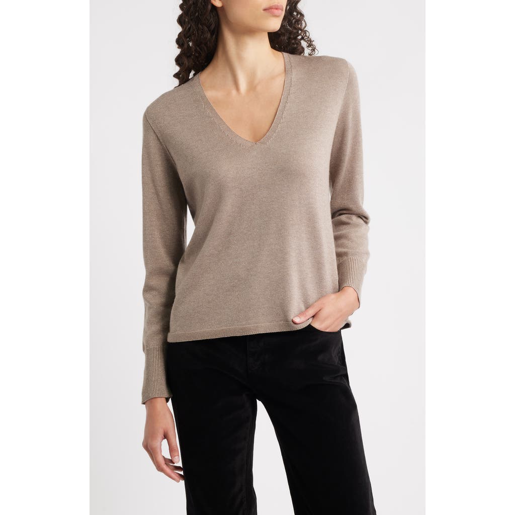 Kobi Halperin Vinny V-neck Sweater In Brown