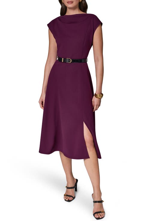 Cap Sleeve A-Line Dress