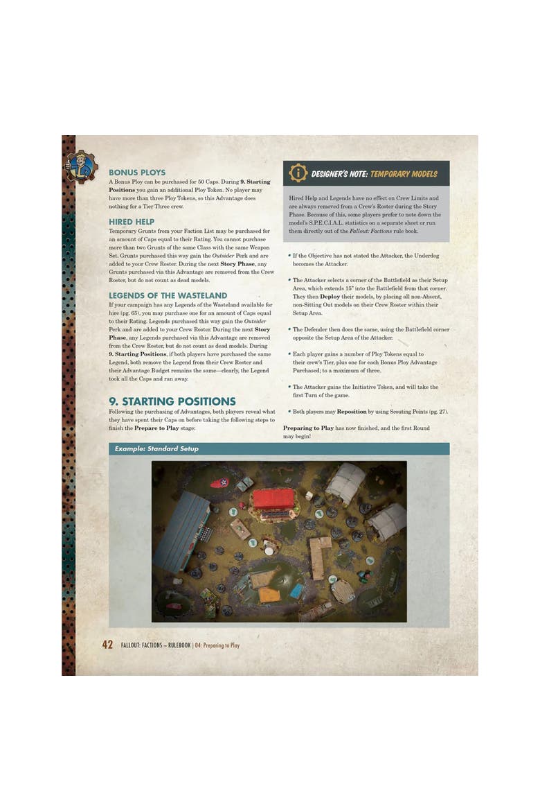 Modiphius Fallout Factions Core Rulebook Hardcover Rpg Campaign, Alternate, color, Multicolored