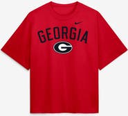 Nike Women's Nike Red Georgia Bulldogs Arch Logo Boxy T-Shirt
