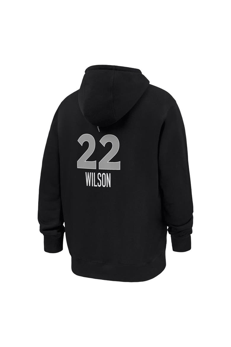 Men's Nike A'ja Wilson Black Las Vegas Aces Explorer Edition Name & Number Hoodie, Alternate, color, Black