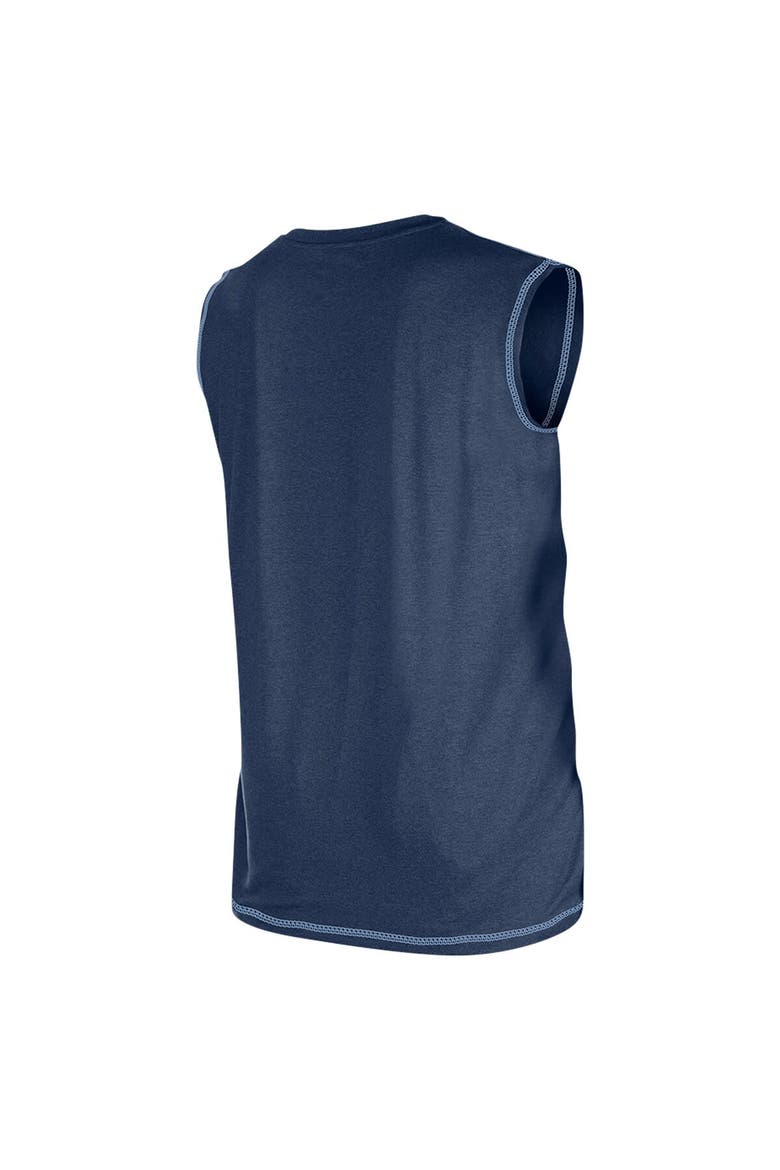 Men's New Era Navy Tennessee Titans Tank Top, Alternate, color, Navy