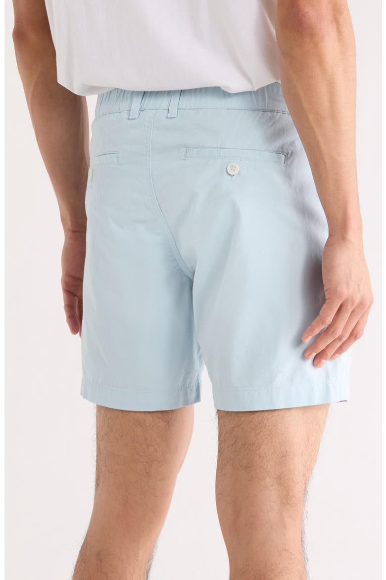 Flat Front Solid Shorts, Alternate, color, BABY BLUE