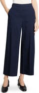 Theory Classic Straight Leg Linen Blend Pants