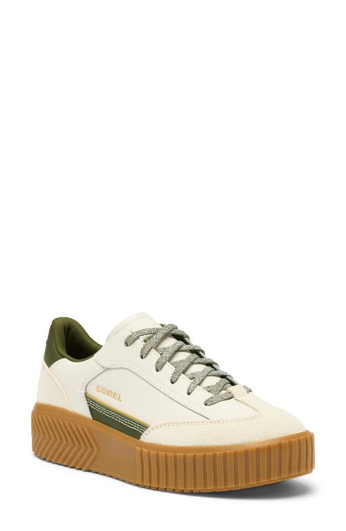 Sorel Ona Ave T-toe Platform Sneaker In Green