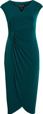 Connected Apparel Cap Sleeve Maxi Dress