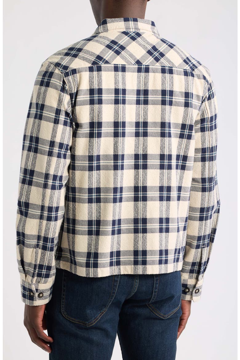 Capricorn Plaid Cotton Jacket, Alternate, color, NVY