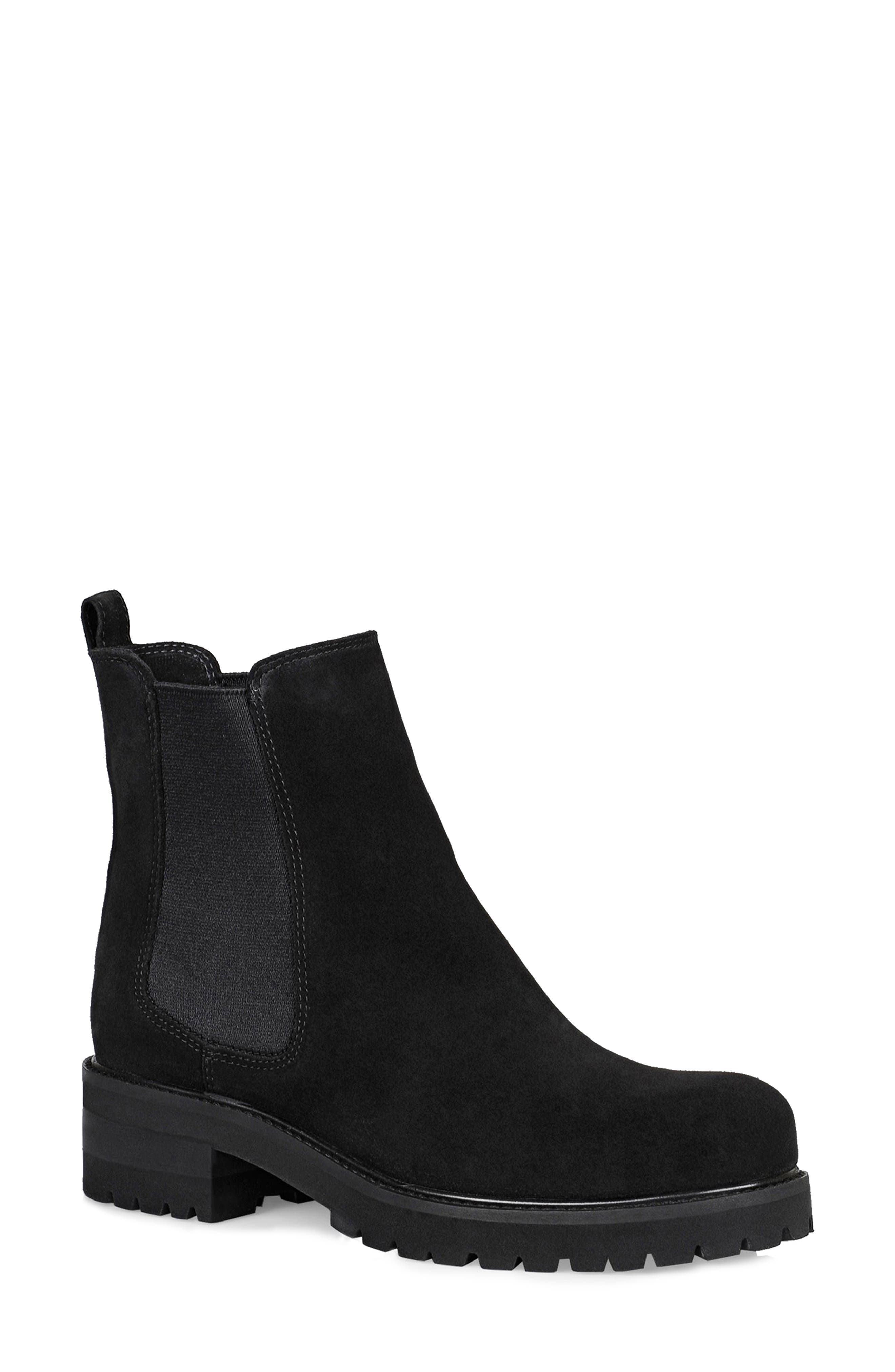 La Canadienne Cye City Dry&lt;sup&gt;™&lt;/sup&gt; Waterproof Chelsea Boot, Main, color, Black Suede