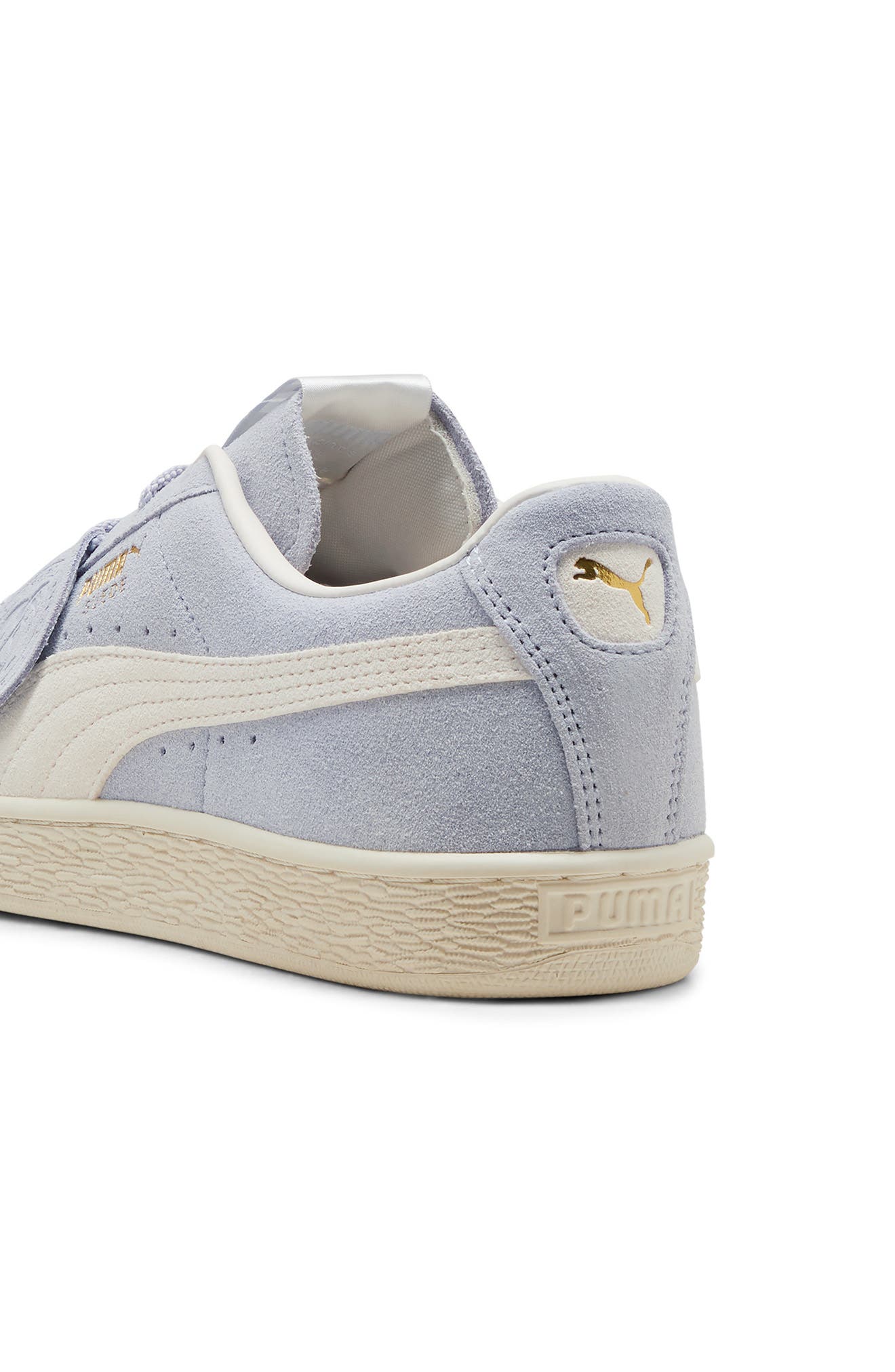 PUMA Charles F. Stead Suede Sneaker, Alternate, color, Snow Mountain Blue/ Ivory