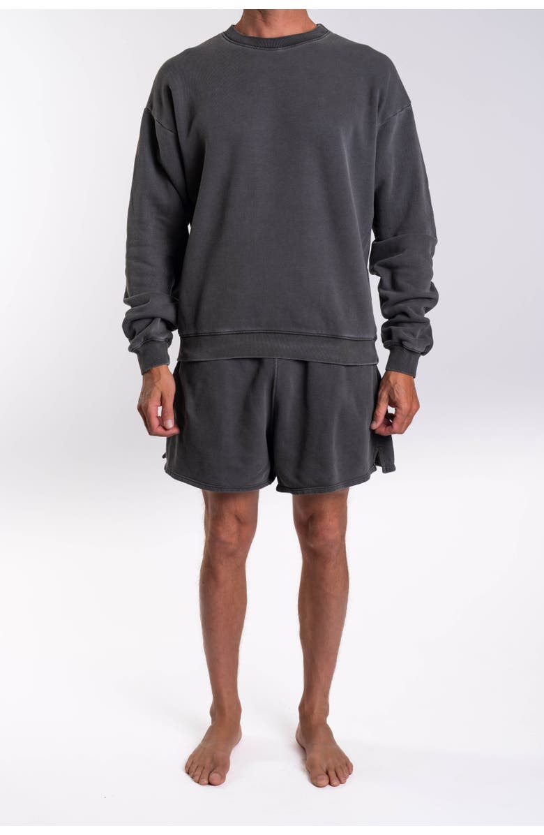 ARIKO Gender Inclusive French Terry Day Short, Alternate, color, Sea Grey