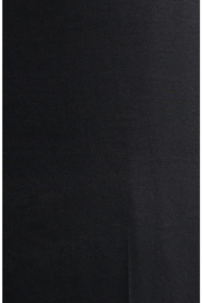 Classic Straight Leg Satin Pants, Alternate, color, BLACK