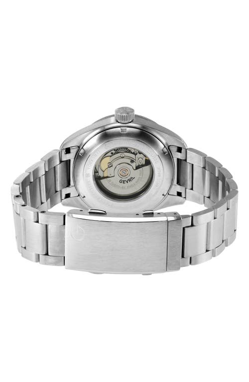 Gevril Yorkville Automatic Bracelet Watch, 43mm In Silver