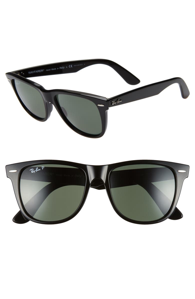 Ray-Ban Classic Wayfarer Polarized 54mm Sunglasses, Alternate, color, 
