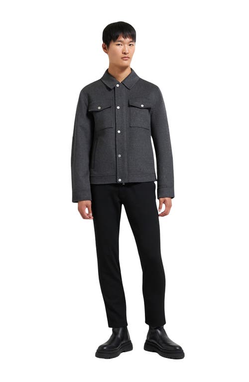 Moose Knuckles Surchemise En Laine Et Cachemire In Charcoal