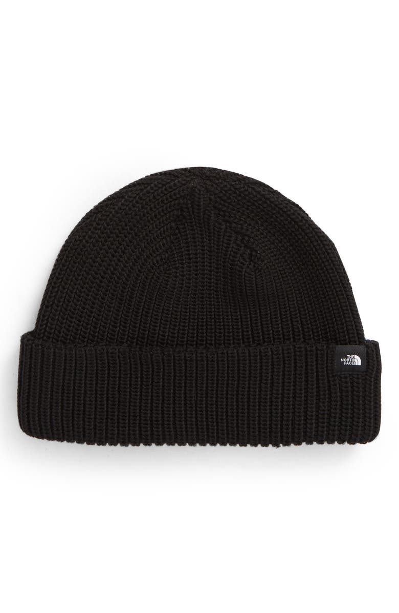 The North Face Fisherman Beanie, Main, color, Tnf Black