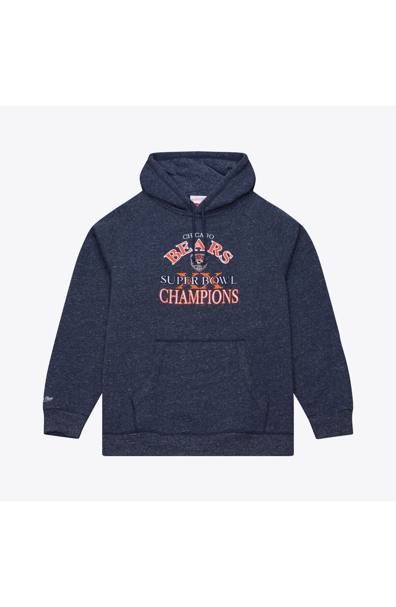 Mitchell & Ness Men's Mitchell & Ness  Navy Chicago Bears 1985 Super Bowl Champions Winning Streak Hoodie, Main, color, Navy