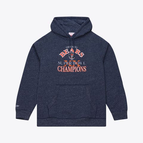 Men's Mitchell & Ness  Navy Chicago Bears 1985 Super Bowl Champions Winning Streak Hoodie