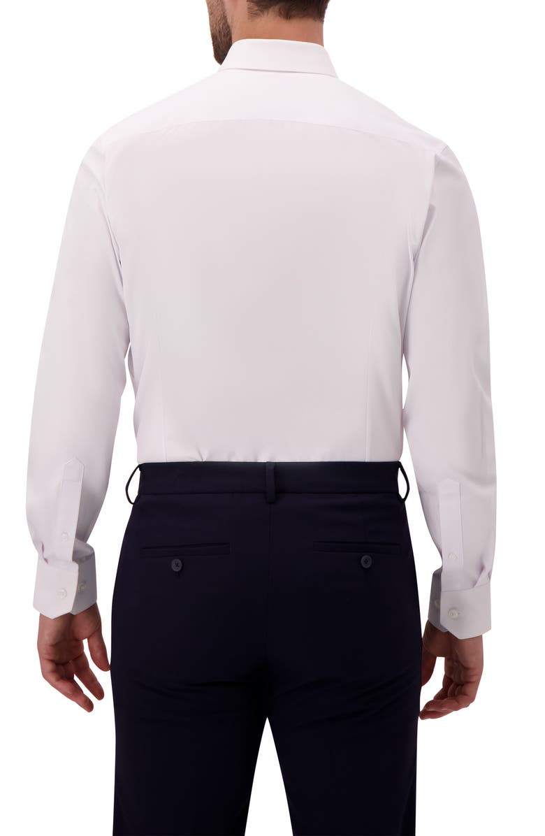 Report Collection 360° Movement Modern Fit Stretch Dress Shirt, Alternate, color, White