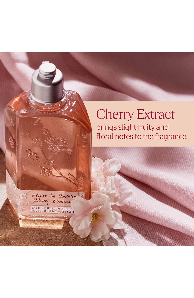 L'Occitane Cherry Blossom Bath & Shower Gel, Alternate, color,