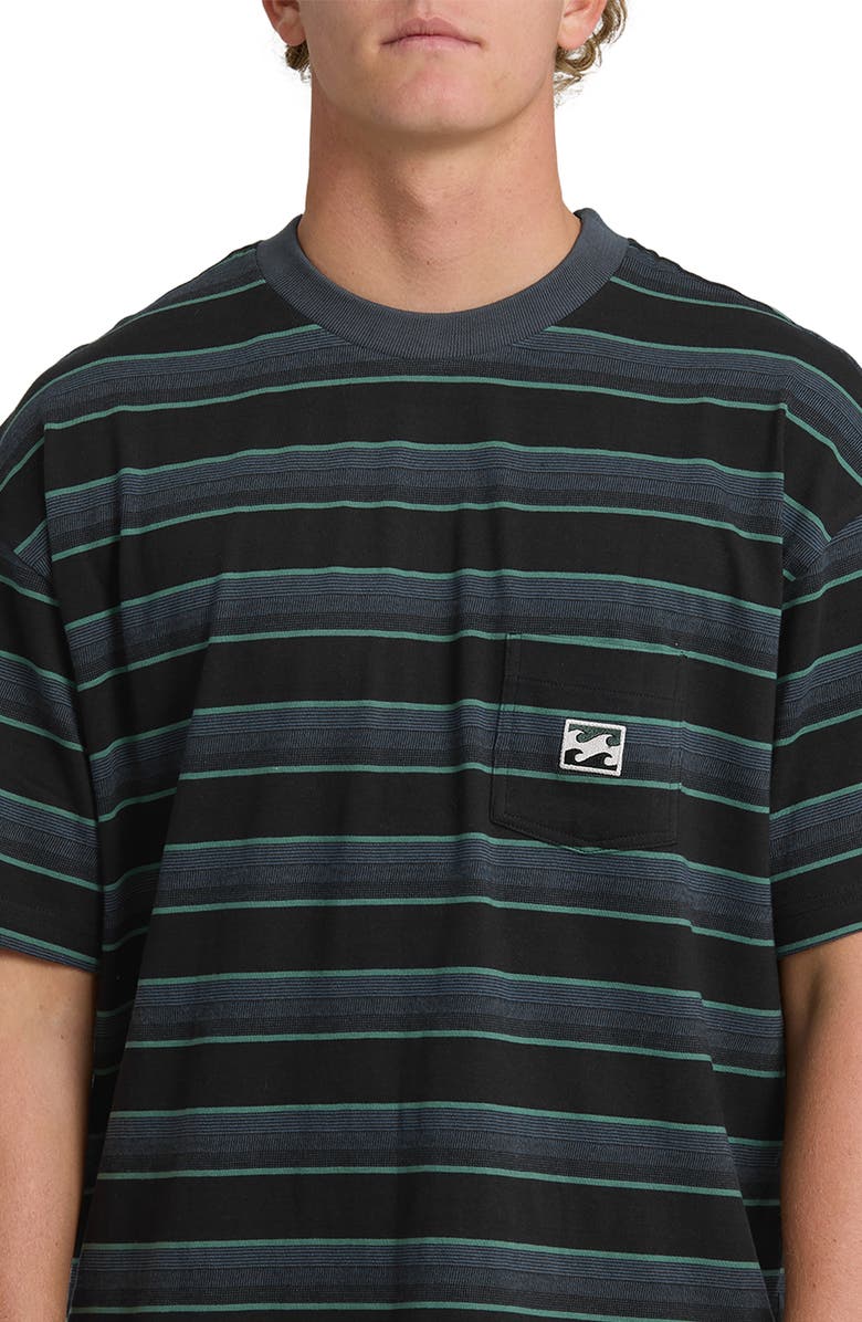 Billabong Baxter Oversize Stripe Pocket T-Shirt, Alternate, color, 