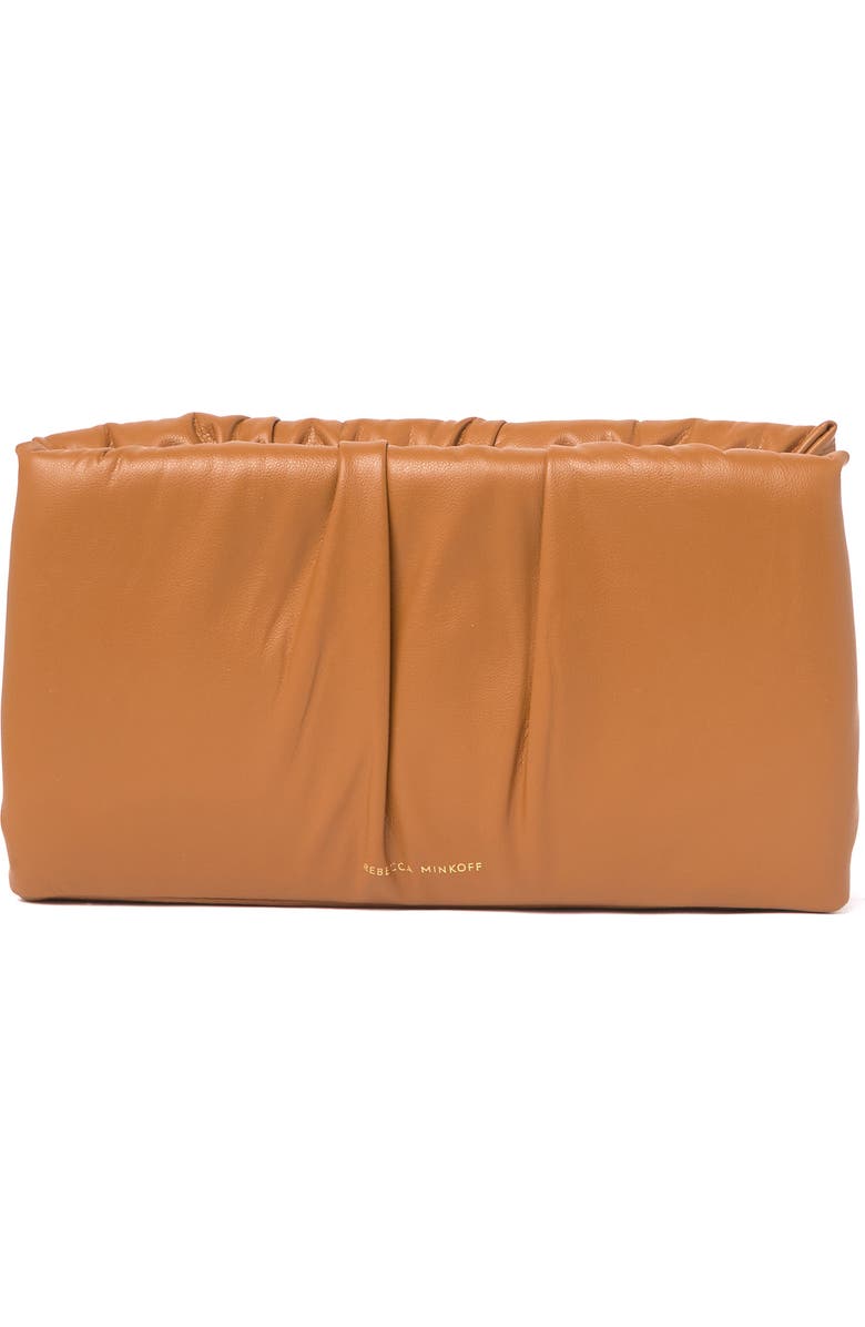 Rebecca Minkoff Ruched Frame Clutch, Main, color,
