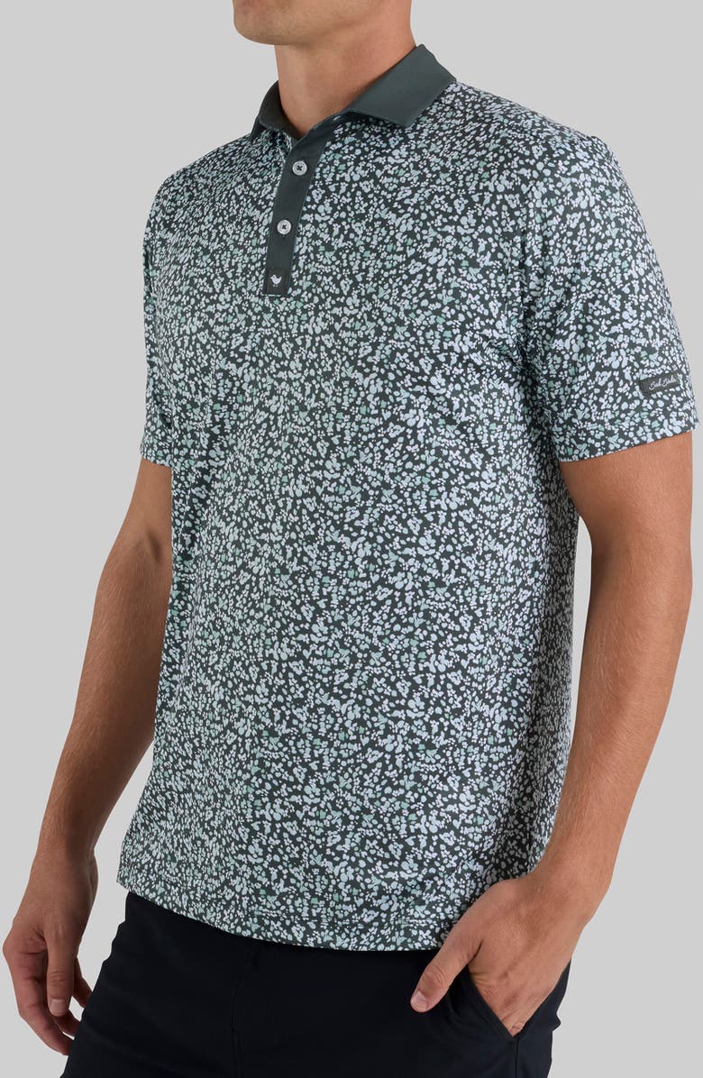 Bad Birdie Core Performance Polo, Alternate, color, Mini Mood - Washed Sage