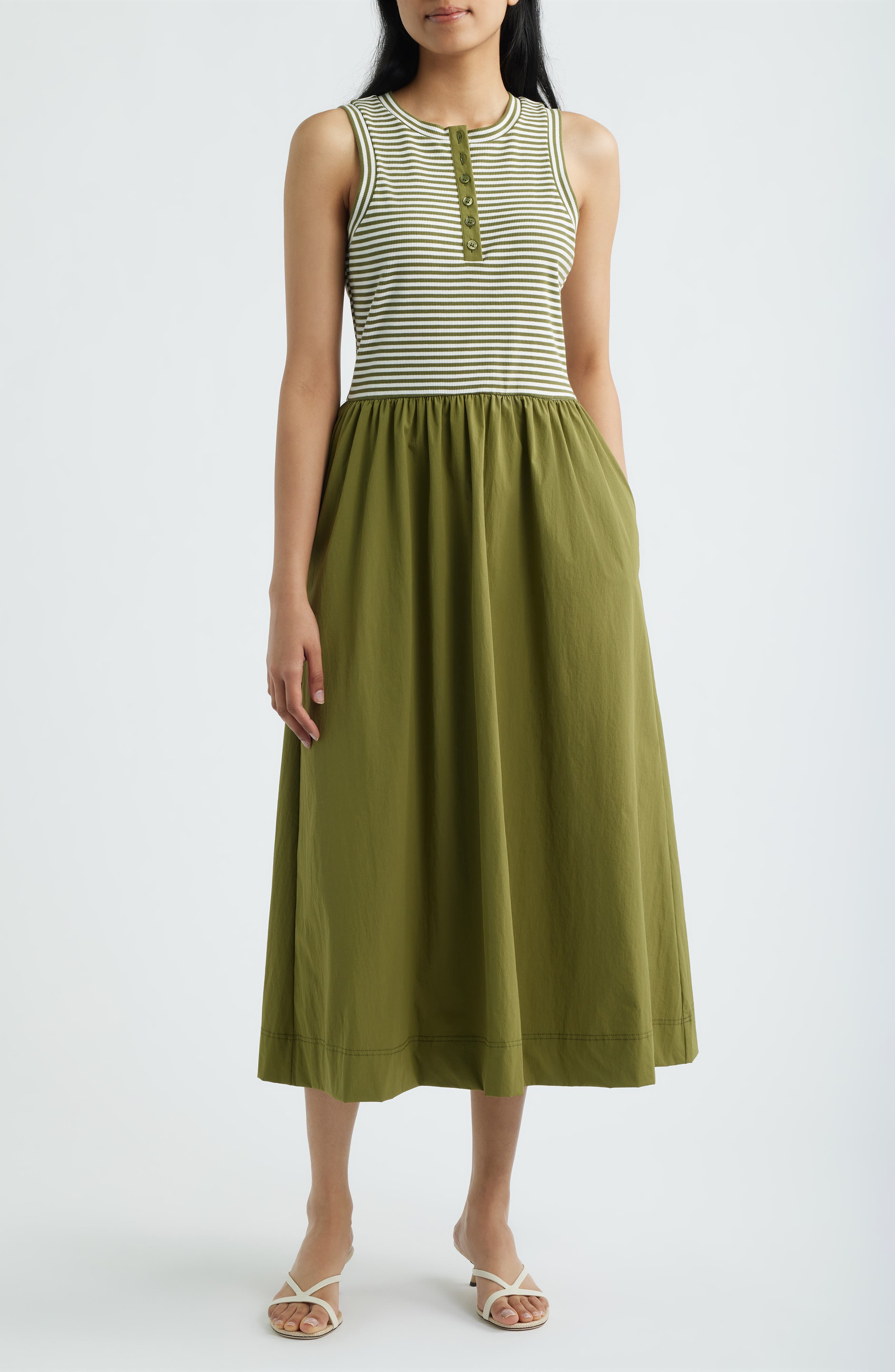 selected CREAM / FIR GREEN