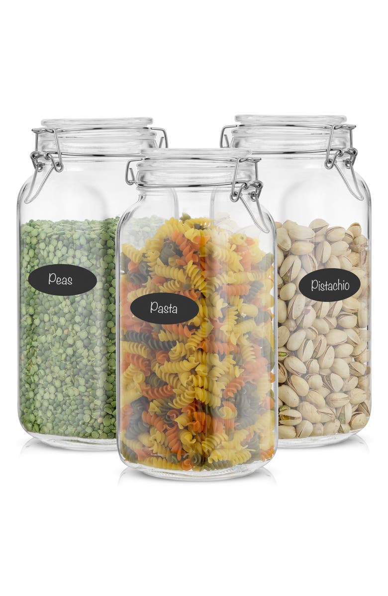 JoyJolt Airtight Glass Storage Container, Alternate, color,