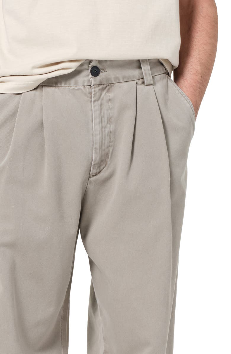 AGOLDE Slater Pleated Wide Leg Pants, Alternate, color, Wicker Medium Grey