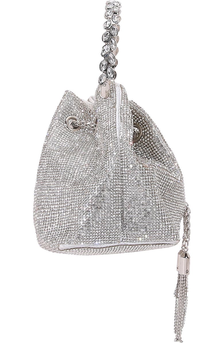 BERNESS Crystal Ring Handle Bag, Alternate, color, Silver