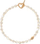 maje Pearl choker necklace