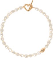 maje Pearl choker necklace